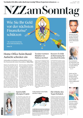 Cover of Neue Zurcher Zeitung Sunday