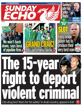 Cover of Liverpool Echo