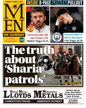 Cover of Manchester Evening News