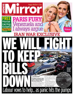 Cover of Sunday Mirror