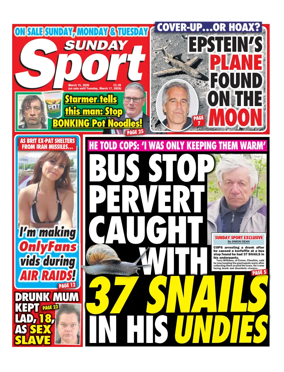 Cover of Sunday Sport