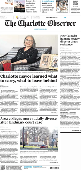 Cover of The Charlotte Observer (Sunday)