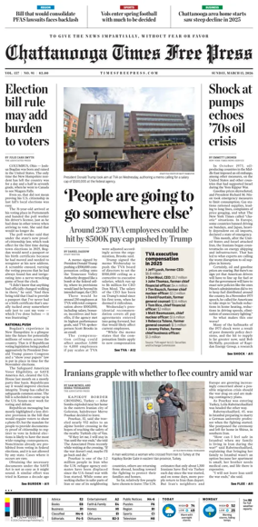 Cover of Chattanooga Times Free Press