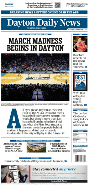 Cover of Dayton Daily News