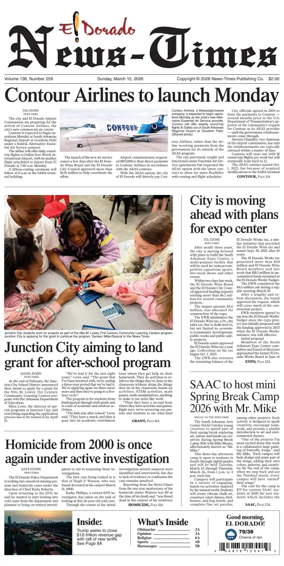 Cover of El Dorado News-Times (VCID - Camden News)