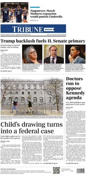 Cover of Great Falls Tribune