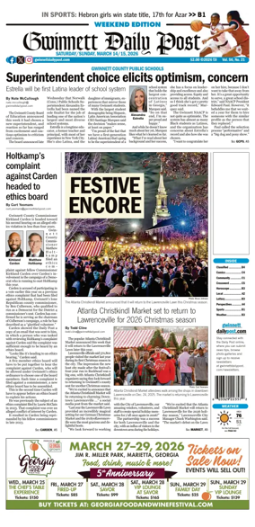 Cover of Gwinnett Daily Post