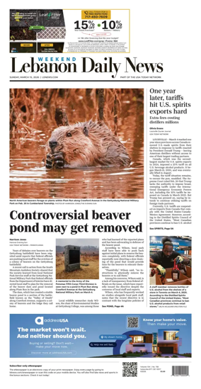 Cover of Lebanon Daily News