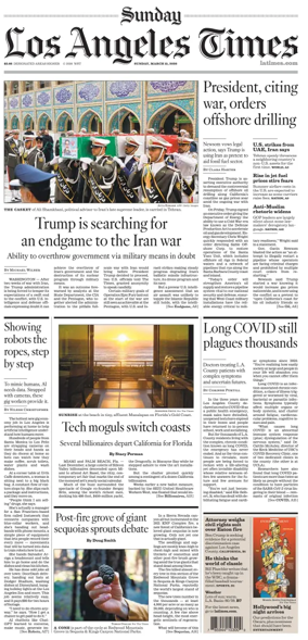 Cover of Los Angeles Times (Sunday)