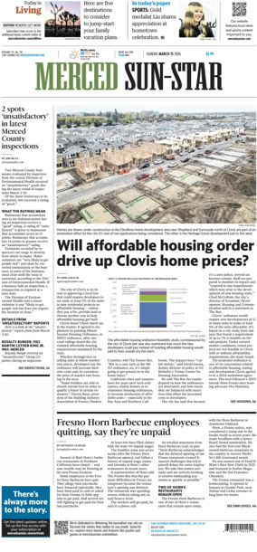 Cover of Merced Sun-Star (Weekend)