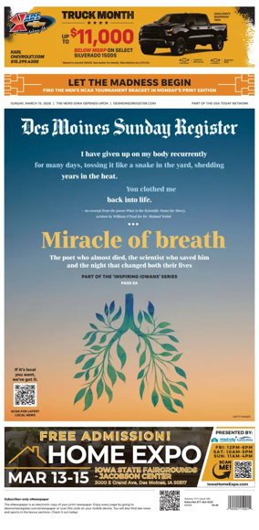 Cover of The Des Moines Register