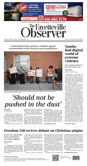 Cover of The Fayetteville Observer