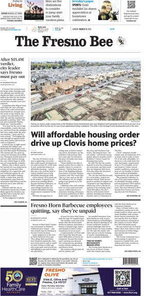 Cover of The Fresno Bee (Sunday)