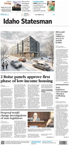 Cover of The Idaho Statesman (Sunday)