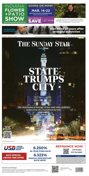 Cover of The Indianapolis Star