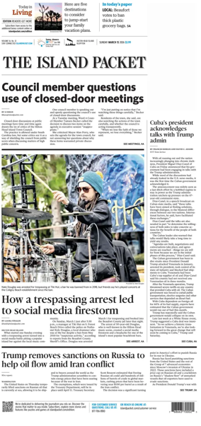 Cover of The Island Packet (Sunday)