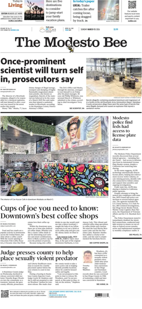 Cover of The Modesto Bee (Sunday)