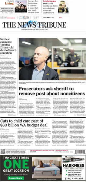 Cover of The News Tribune