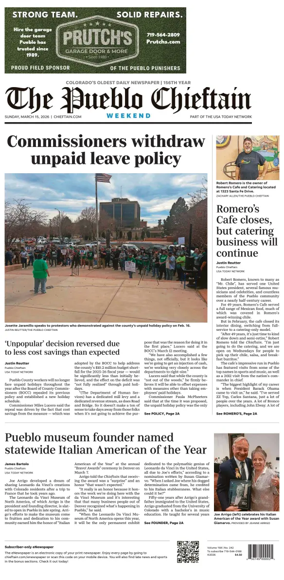 Cover of The Pueblo Chieftain