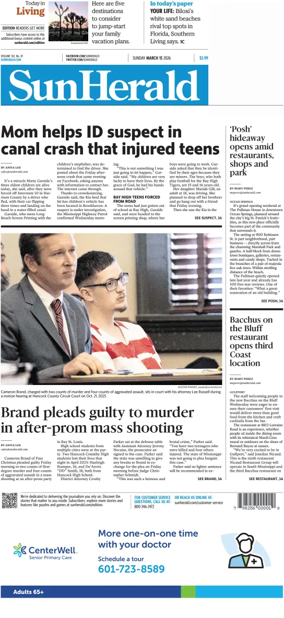 Cover of The Sun Herald (Sunday)