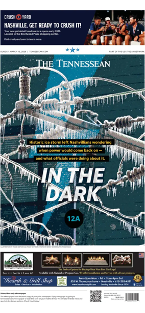 Cover of The Tennessean