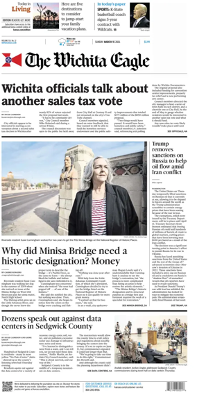 Cover of The Wichita Eagle (Sunday)