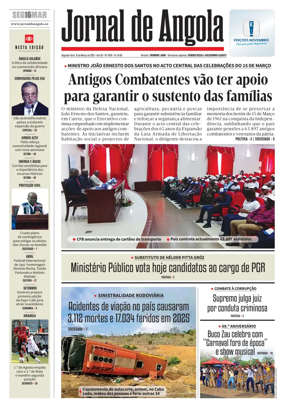 Cover of Jornal de Angola
