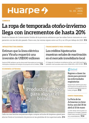 Cover of Diario Huarpe