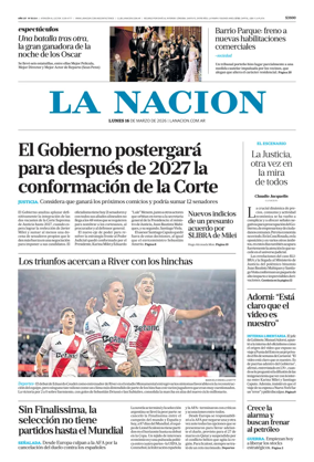 Cover of La Nacion