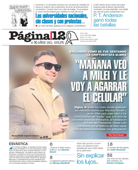 Cover of Pagina 12