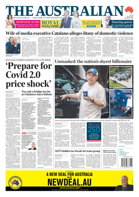 Cover of The Australian