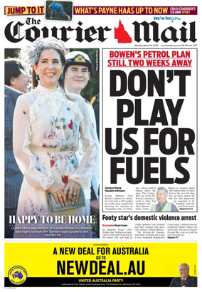 Cover of The Courier-Mail