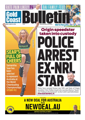 Cover of The Gold Coast Bulletin
