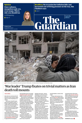 Cover of The Guardian Australia