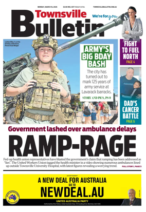 Cover of Townsville Bulletin