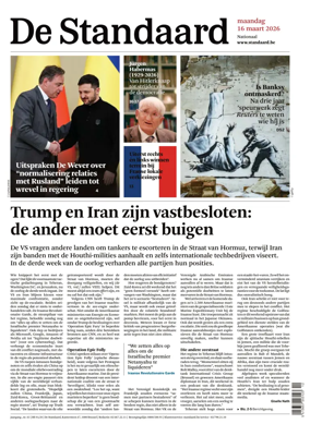Cover of De Standaard