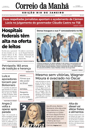 Cover of Jornal Correio da Manha