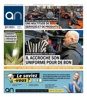 Cover of Acadie Nouvelle