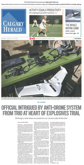 Cover of Calgary Herald