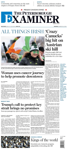 Cover of The Peterborough Examiner