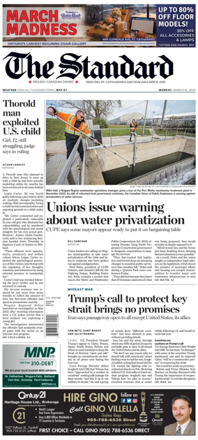 Cover of The Standard (St. Catharines)