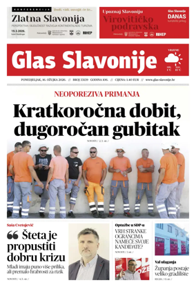 Cover of Glas Slavonije