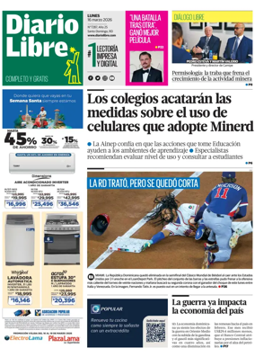 Cover of Diario Libre (Republica Dominicana)