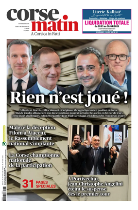 Cover of Corse Matin