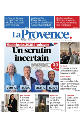 Cover of La Provence Aubagne-La Ciotat
