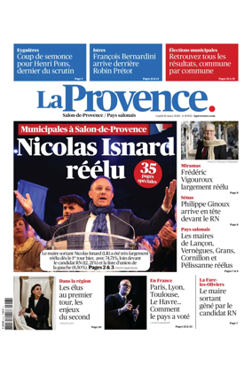 Cover of La Provence Salon-de-Provence / Pays salonais