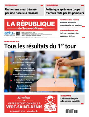 Cover of La Republique de Seine-et-Marne (Edition C)