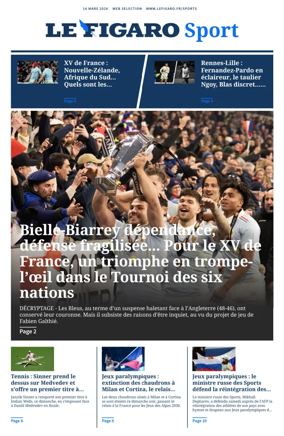Cover of Le Figaro Sport