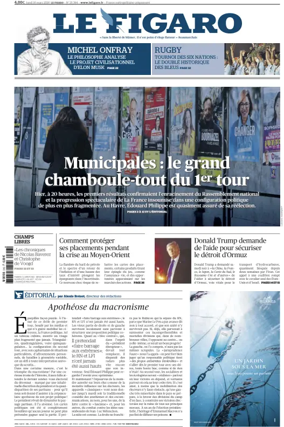 Cover of Le Figaro