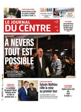 Cover of Le Journal du Centre